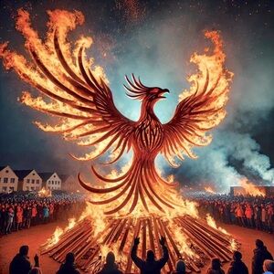 Like a Phoenix rising from the ashes